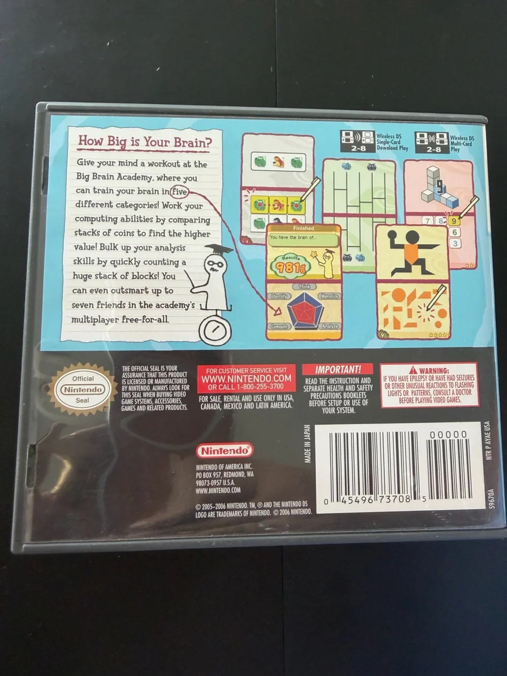 Big Brain Academy - Nintendo DS - US Version